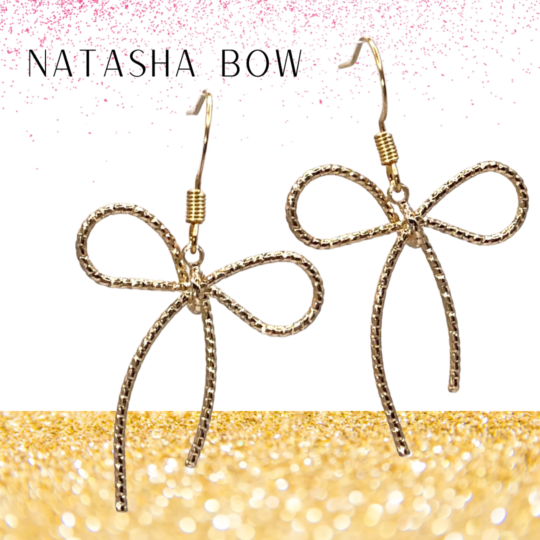 Natasha Bow Earrings