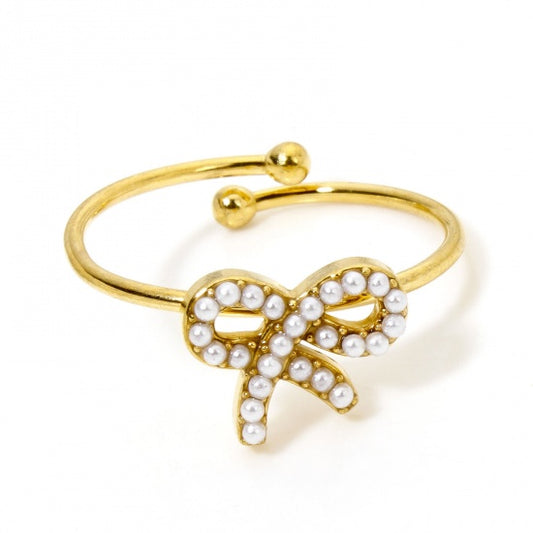 Pearl Bow Ring