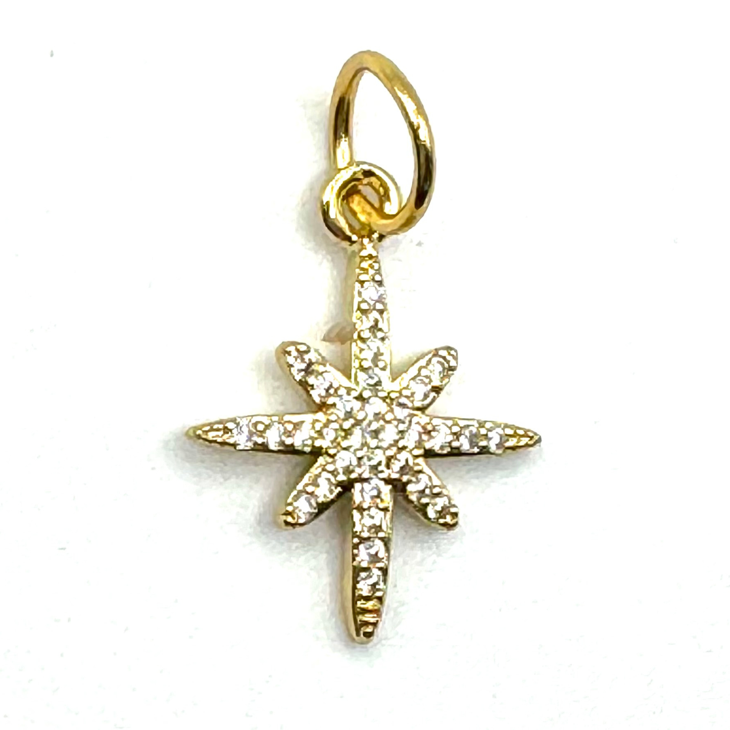 Star 8 Point Pave’ Charm