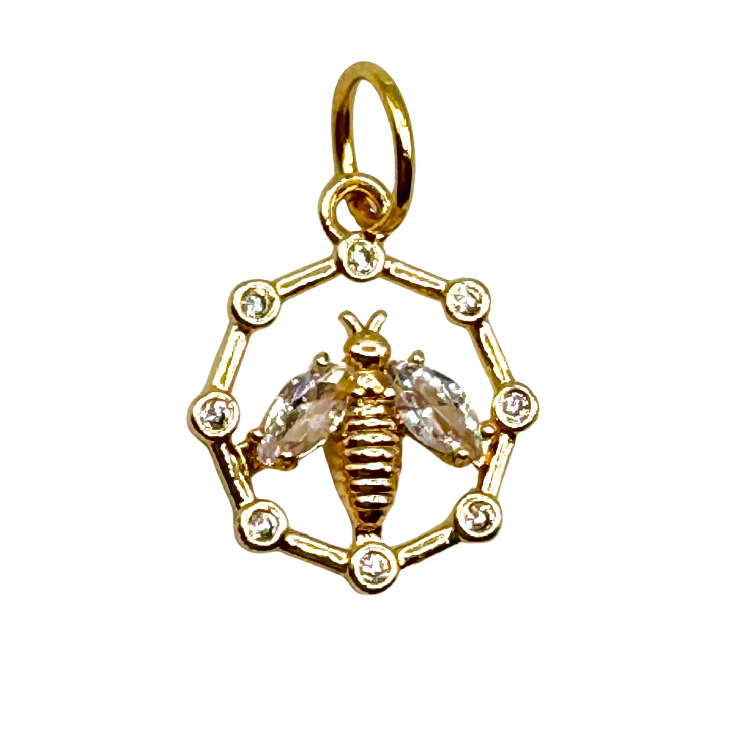 Bee in Fancy Frame Charm