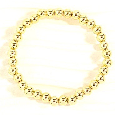 Gold Ball Bracelets, varying sizes